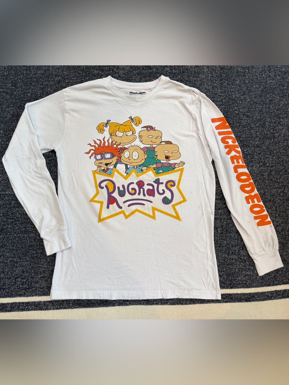 Nickelodeon Rugrats Adult Long Sleeve Tee Shirt size Small S